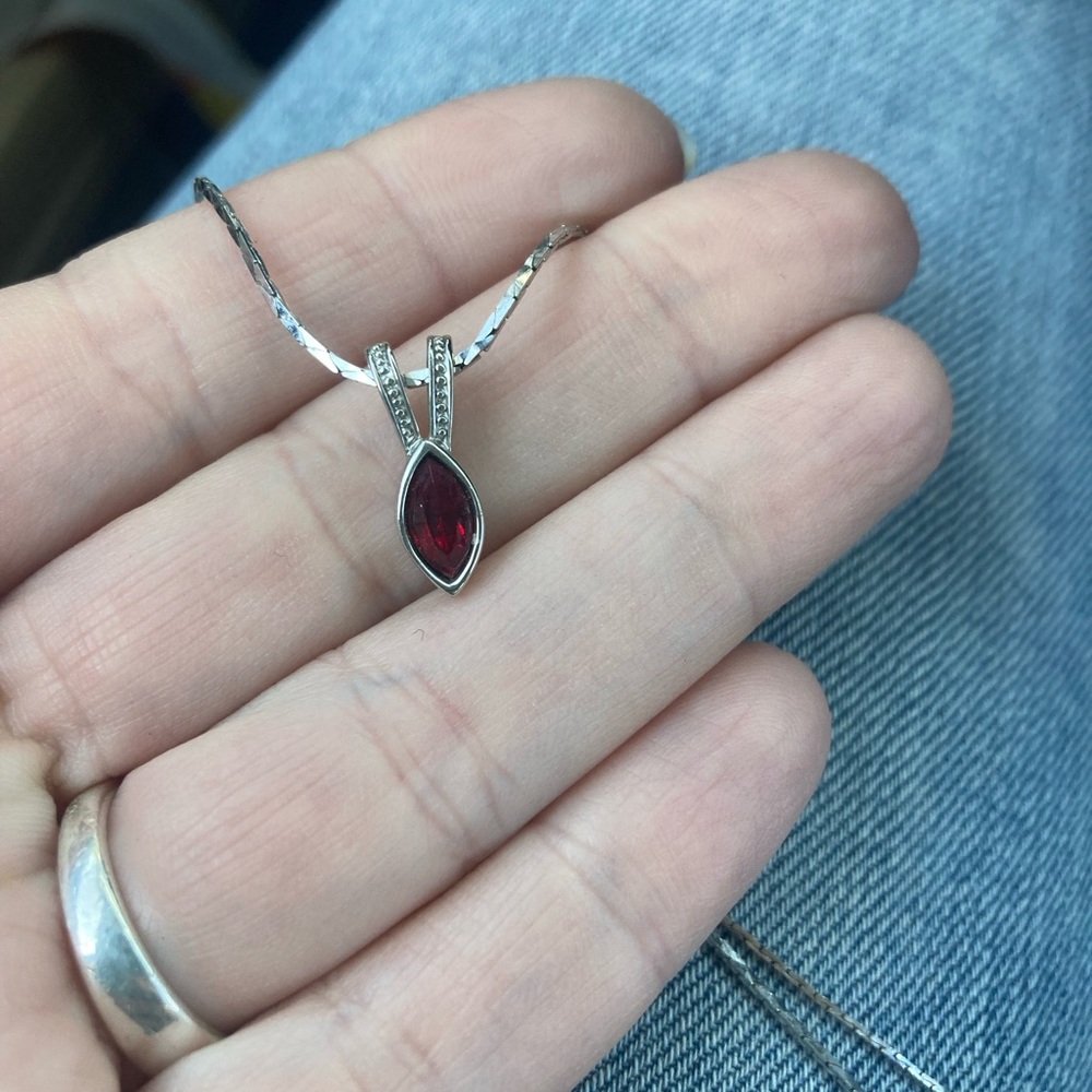 Garnet necklace